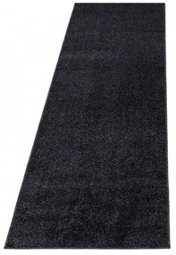 Dywan jednolity Ata antracyt 80 cm 250 cm