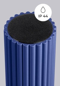 Niebieska lampa sufitowa ze szklanym kloszem ø 12 cm Orbital – Sollux