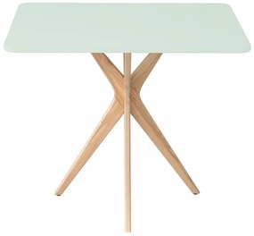 Stół CUTTI 55x80 miętowy/jesion RAGABA