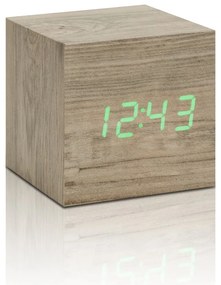 Budzik cyfrowy Wooden Cube Click – Gingko