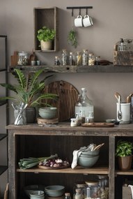 Drewniana okrągła deska z rowkami OILED ACACIA WOOD