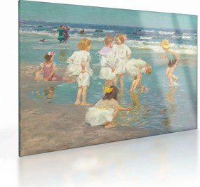 Obraz na szkle - Edward Henry Potthast, A Holiday, reprodukcje (70x50 cm)