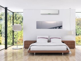 Obraz mostu we mgle (170x50 cm)