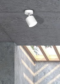 Metalowy biały kinkiet N1-H89