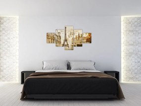 Obraz - Zabytki Paryża (125x70 cm)