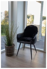 Czarna syntetyczna skóra 50x85 cm – House Nordic