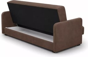 Sofa Okabiz 2-osobowa z funkcją spania, pojemnikiem i eleganckim designem