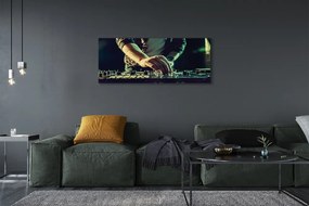 Obraz drukowany na płótnie Stanowisko Profesjonalnego DJ-a