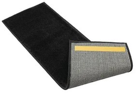 Czarne dywaniki na schody zestaw 13 szt. 22x73 cm Pure Black – Mila Home