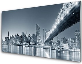 Szkło do Kuchni na Ścianę Panorama Nowoczesnego Mostu