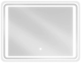 Mexen Zusa lustro łazienkowe podświetlane 80 x 60 cm, LED 6000K, antypara - 9808-080-060-611-00