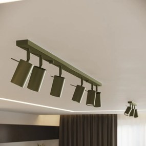 Listwa oświetleniowa RING 4L zielony oliwkowy SOLLUX  LIGHTING