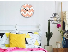 Zegar ścienny nowoczesny z cichym mechanizmem do salonu sypialni okrągły