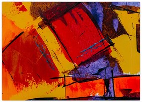 Obraz abstrakcji (70x50 cm)