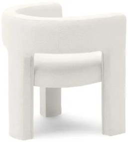 Biały designerski fotel ALPAH B