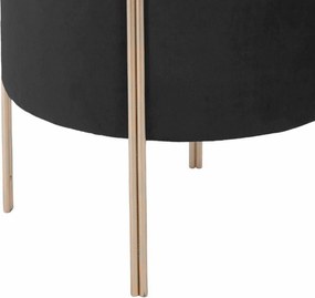 Stołek aksamitny VELVET, 33 cm