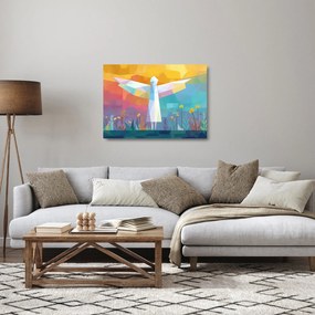 Obraz na szkle - Strażnik kwiatów (70x50 cm)