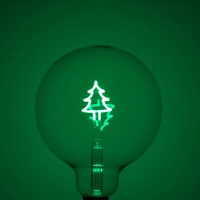 Świąteczna żarówka LED E27 G125 Przezroczysta 1,8W 100 lm