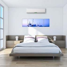 Obraz - Lądowanie o zmierzchu (170x50 cm)