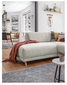 Beżowy rozkładany/ze schowkiem narożnik (lewostronny/w kształcie litery L) Classy Sophie – Miuform