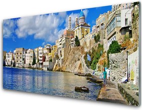 Panel Szklany Zabytkowe Miasto nad Zatoką