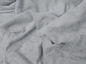 PrzytulneMieszkanie.pl Prześcieradło frotte MOLTON szare 90 x 200 cm