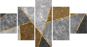 Obraz - Imitacja materiałów (125x70 cm)