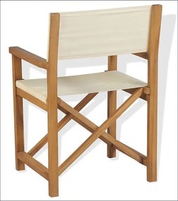 Składane tekowe krzesło reżyserskie Limo