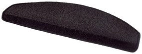 Zestaw 15 czarnych dywaników na schody Hanse Home Fancy, 23x65 cm