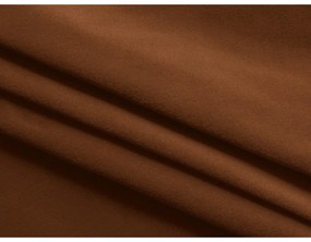 Aksamitna rozkładana/ze schowkiem sofa w kolorze terakoty 225 cm Hula – Makamii