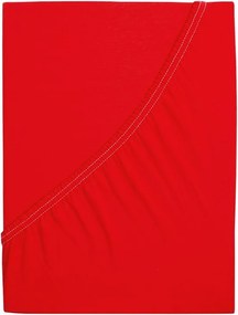 4Home prześcieradło jersey Ideal czerwony, 180 x 200 cm