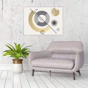 Obraz na szkle - Kształty geometryczne N⁰2 (70x50 cm)
