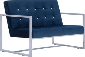 Granatowa sofa 2-osobowa B3-K25