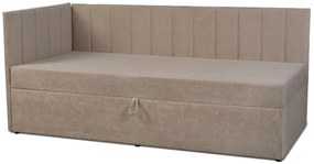 Tapicerowane narożne łóżko dla seniora F8-L26