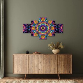 Obraz - Kalejdoskopowa mandala (125x70 cm)