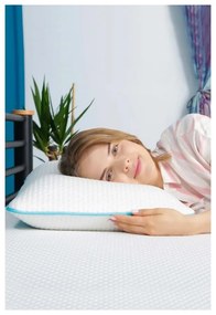 Poduszka ortopedyczna wypełniona pianką pamięciową 35x65 cm – Mila Home