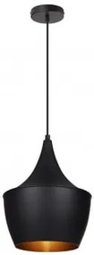 Lampa Sufitowa Wisząca Z Aluminium Bliko Czarna - Sklum