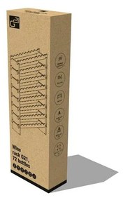 G21 Bambusowy regał na wino, 72 butelki