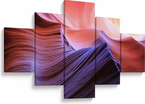 Obraz - kolorowy piasek (125x70 cm)