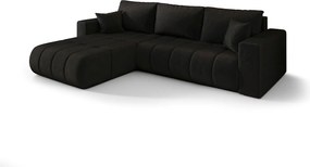 Narożnik BEDANTE MILO PREMIUM L Monolith 97 lewy z funkcją spania Mebel łączący wygodę i nowoczesny design