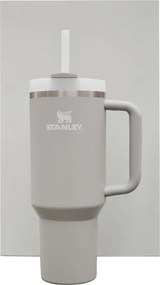 Jasnoszary termos ze stali nierdzewnej ze słomką 890 ml Quencher H2.O FlowState™ Tumbler Ash – Stanley