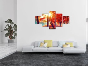Obraz- Jesienny krajobraz (125x70 cm)