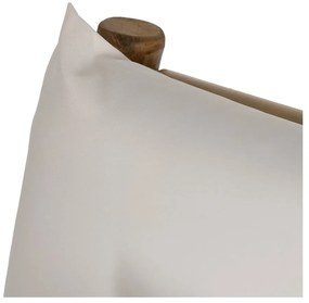 Biały fotel Bamboo – Ixia