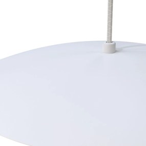 Biała lampa wisząca SULION Poppins, wys. 150 cm