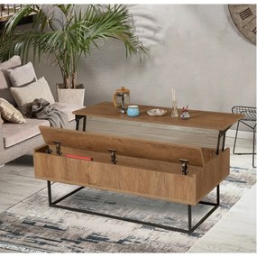Stolik konferencyjny Est Walnut and Black