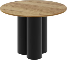 Okrągły stół Raveo Hubertus dąb / połysk