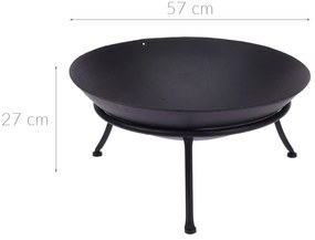 Palenisko ogrodowe na ognisko, Ø 57 cm