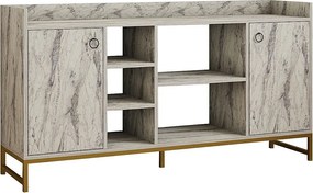 Kredens z marmuru Freesia – 160 cm x 85 cm x 40 cm – Marmur