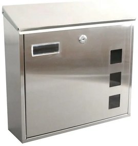 Skrzynka pocztowa 350 x 330 x 110 mm, stal nierdzewna