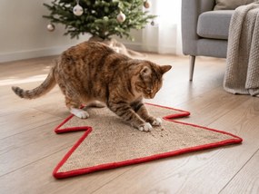 Świąteczna drapaczka dla kotów FESTIVE PAWS 60×50 cm
